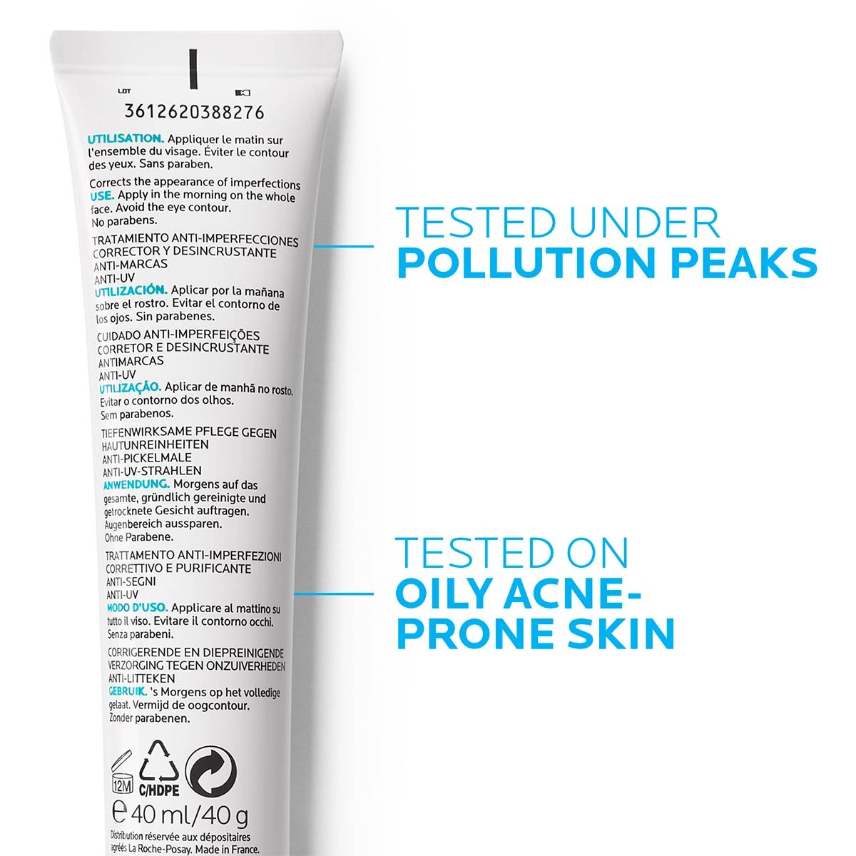 La Roche-Posay Effaclar Duo+ Treatment Cream For Acne With SPF30 40ml