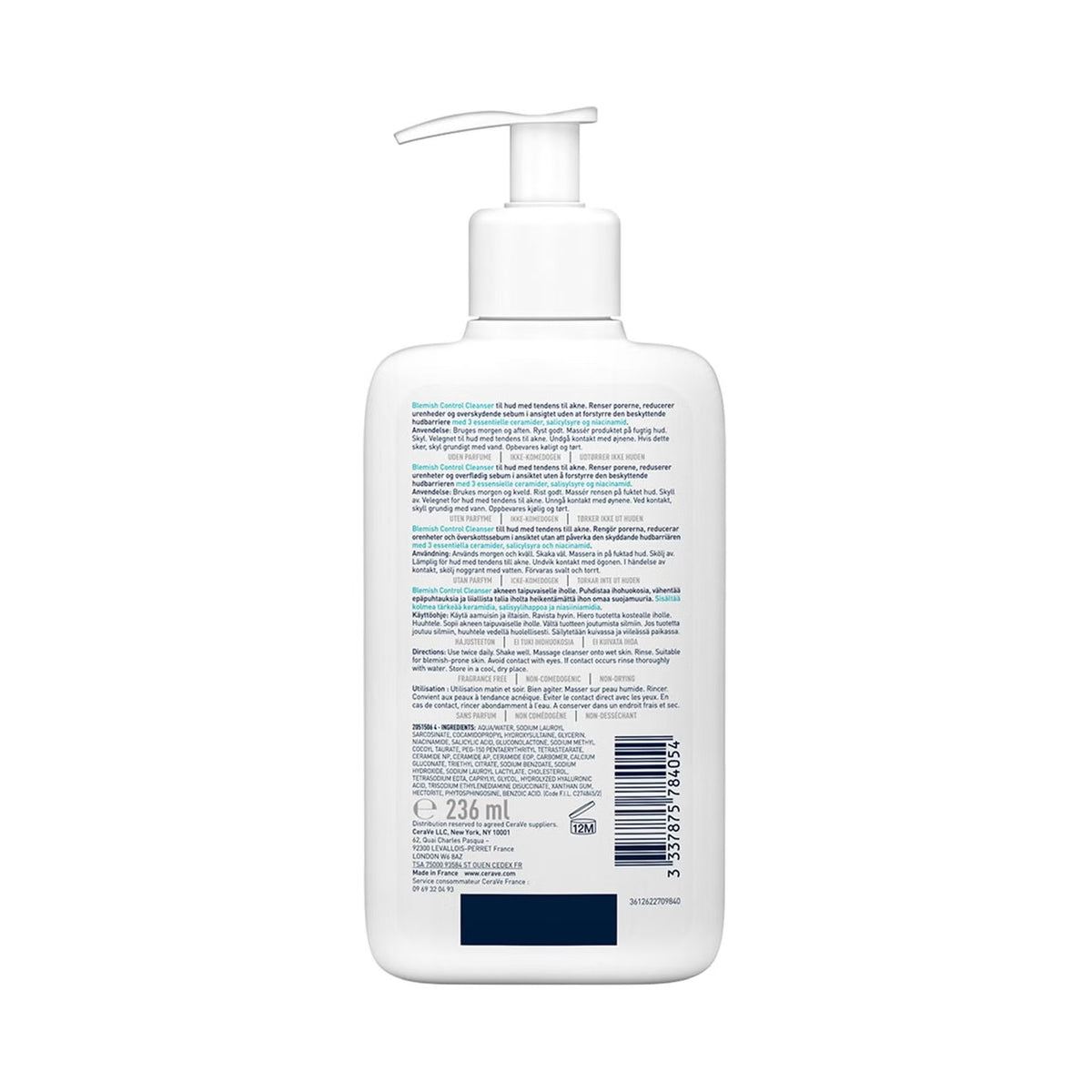 CeraVe Blemish Control Cleanser 236ml